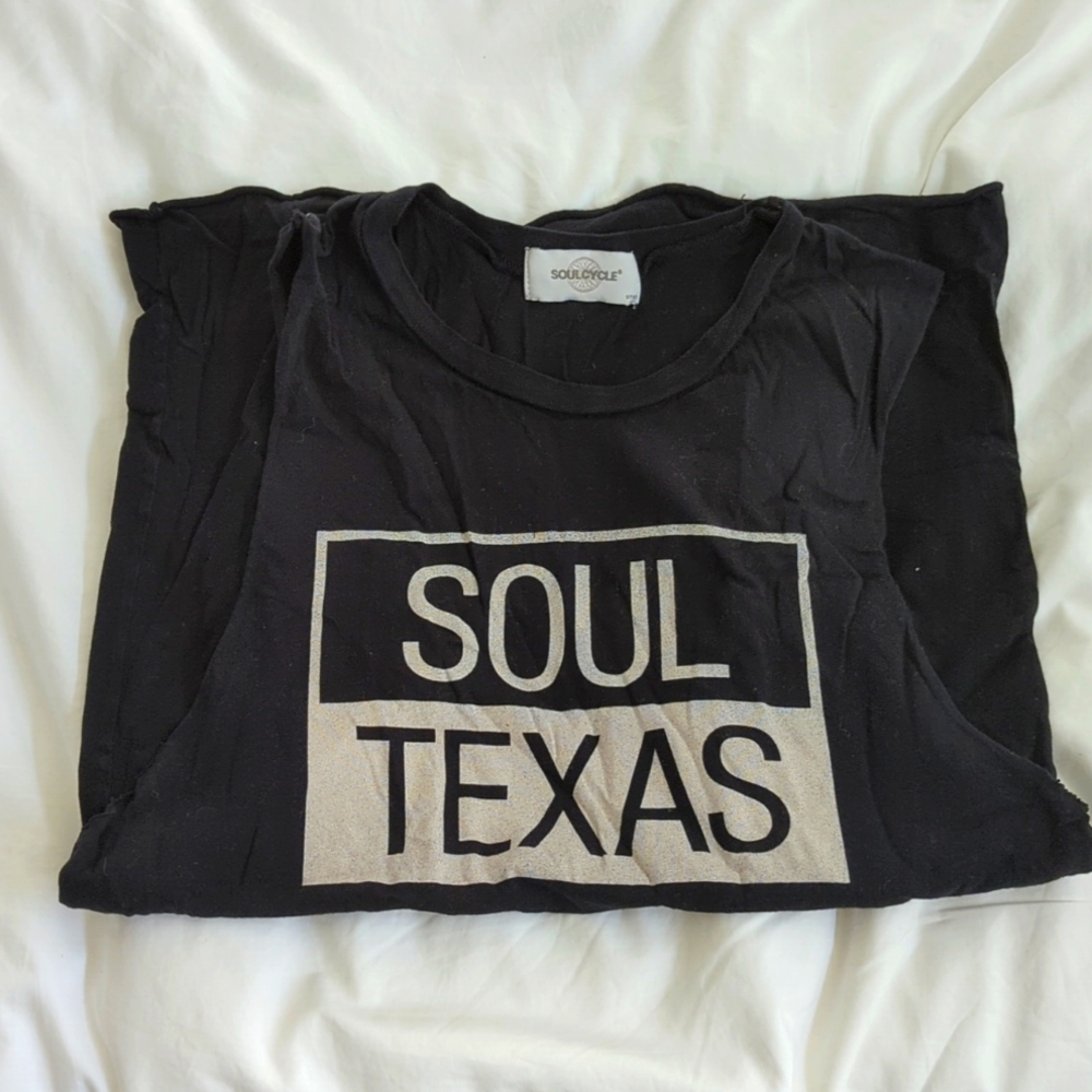 Soulcycle Texas "soul Texas" tank top size small black